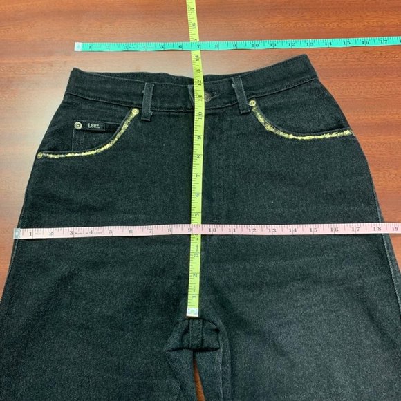 Vintage Black LEE Stretchy High Mom Tapered Jeans - Picture 2 of 9